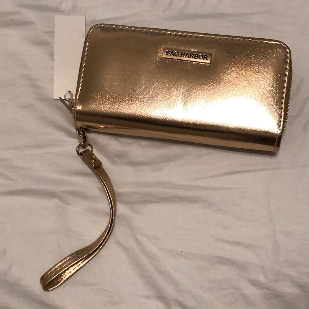 NWT rose gold wallet/wristlet